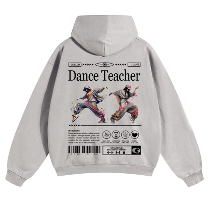 Dance Teacher Unisex Solid Color Hoodie wearishow