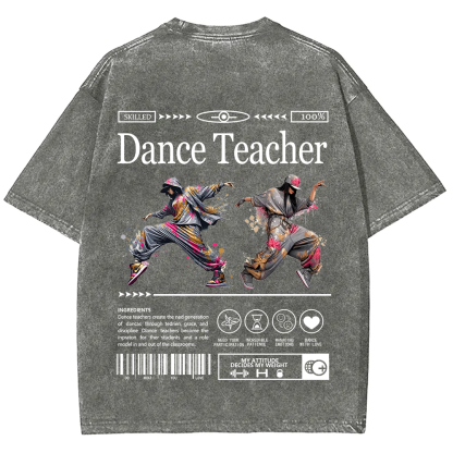 Dance Teacher Unisex Fit Washed T-Shirt