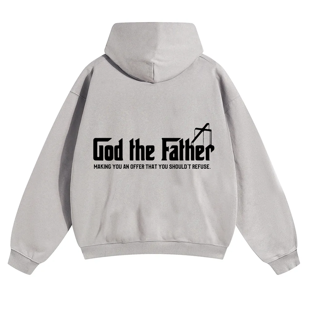 God The Father Christian Unisex Solid Color Hoodie wearishow