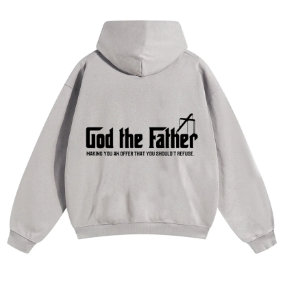 God The Father Christian Unisex Solid Color Hoodie wearishow