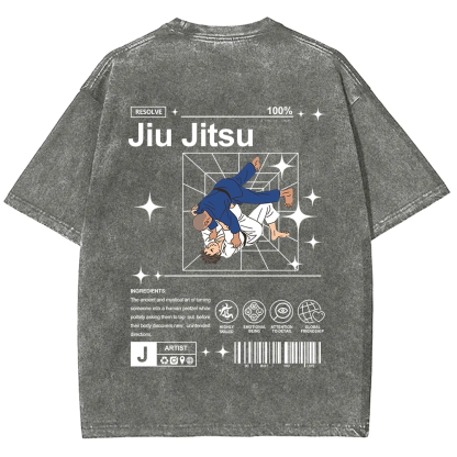 Jiu Jitsu Unisex Fit Washed T-Shirt