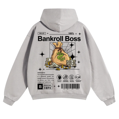 Bankroll Boss Unisex Solid Color Hoodie wearishow