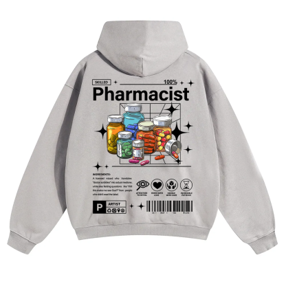 Pharmacist Unisex Solid Color Hoodie wearishow