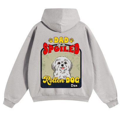 Spoiled Rotten Dog Named - Personalized Custom Unisex Hoodie