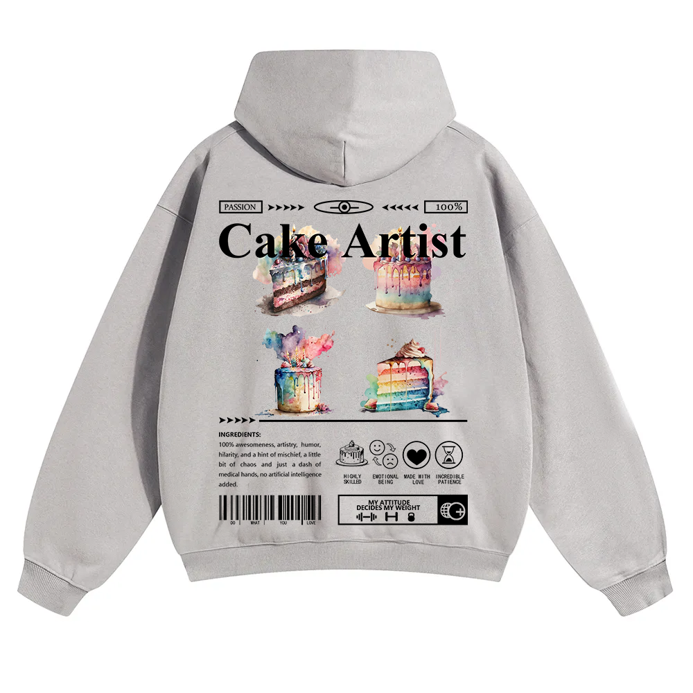 Cake Artist  Unisex Solid Color Hoodie wearishow