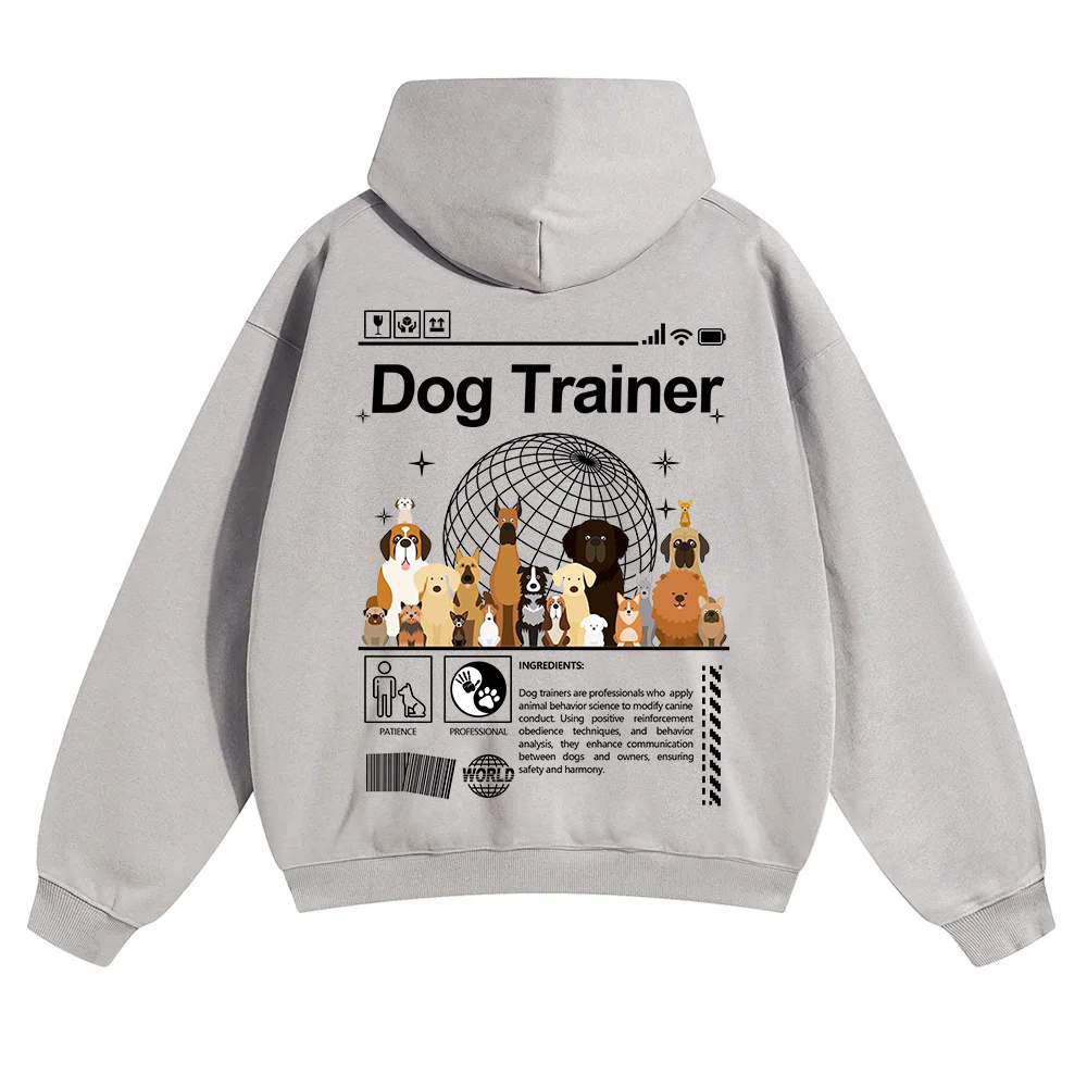 Dog Trainer Unisex Solid Color Hoodie wearishow