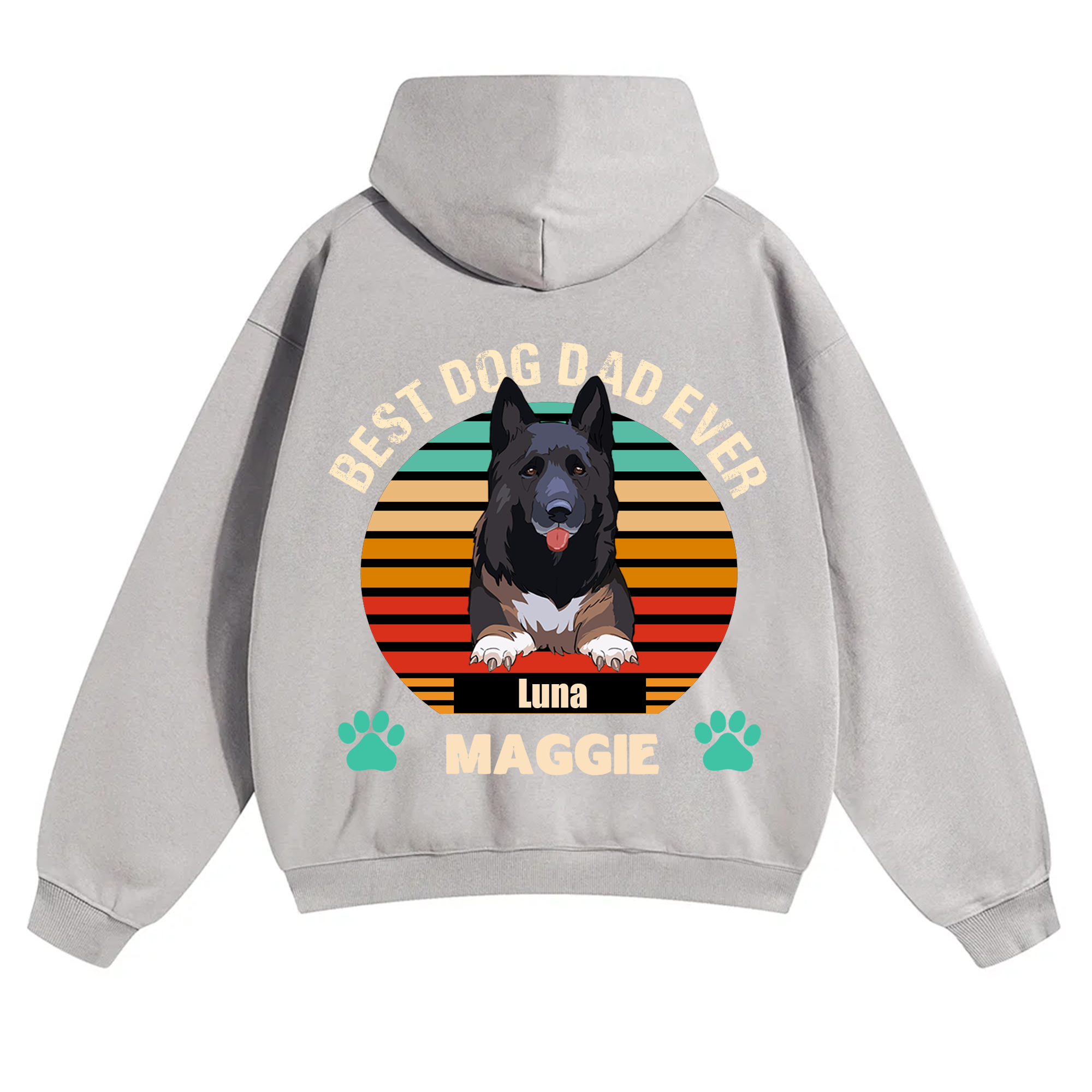 Best Dog Mom and Dad Ever - Personalized Custom Unisex Hoodie