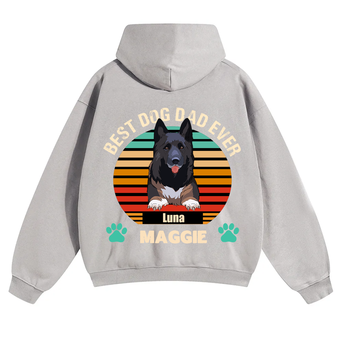 Best Dog Mom and Dad Ever - Personalized Custom Unisex Hoodie