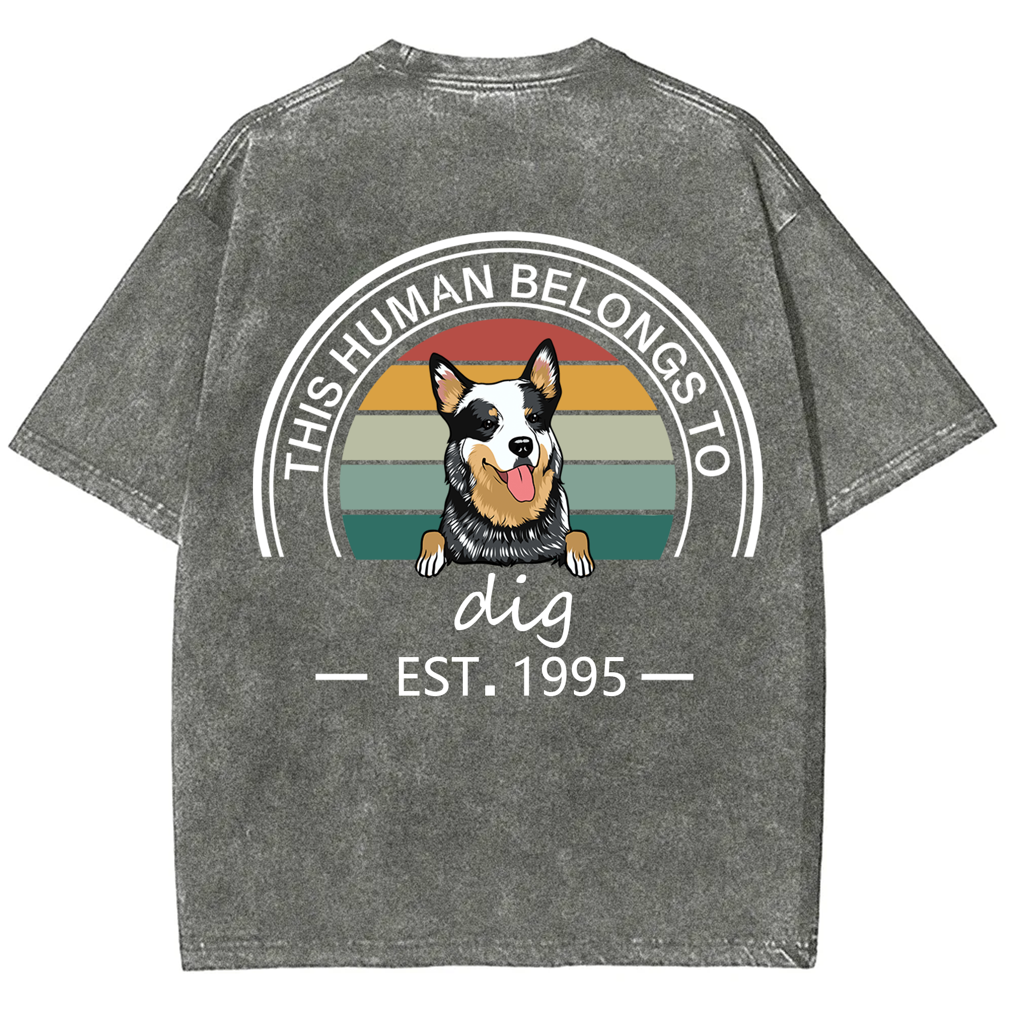 This Human Belongs To - Personalized Custom Unisex T-shirt