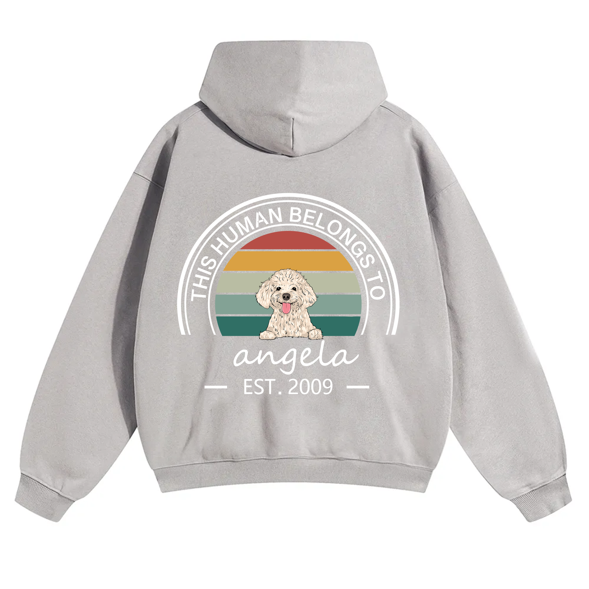 This Human Belongs To 3 - Personalized Custom Unisex Hoodie