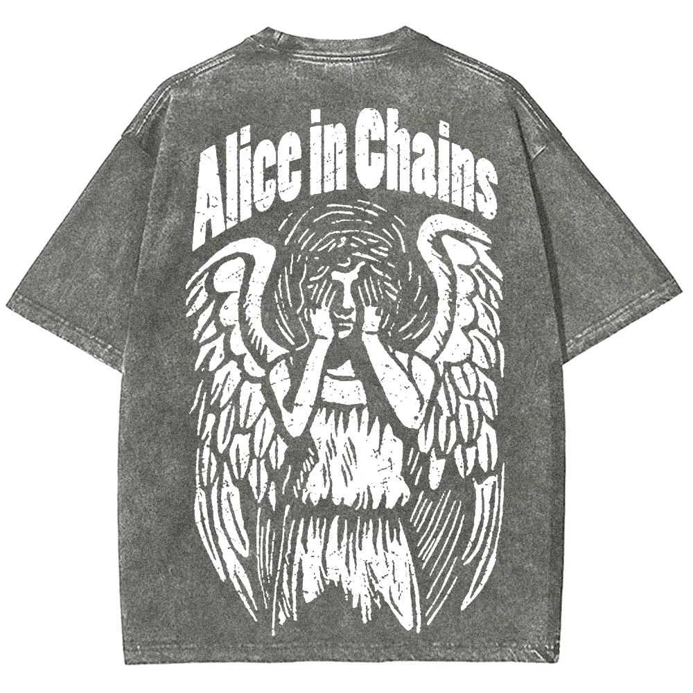 Unisex Vintage Washed Alice In Chains T-Shirt