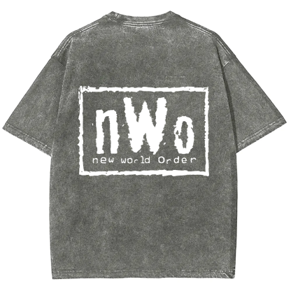 Wrestling Washed Nwo New World Order WWE T-Shirt