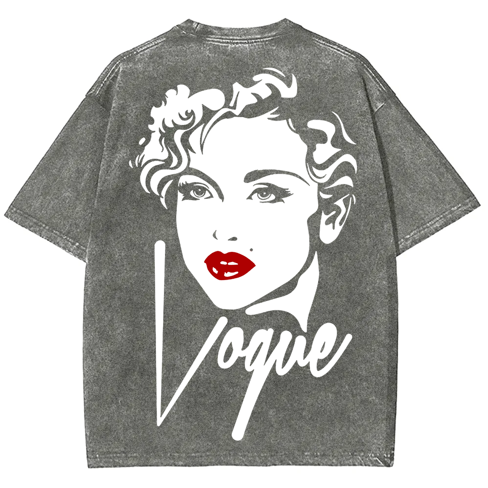  Vintage Washed Madonna Vogue Cover  T-Shirt
