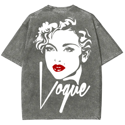  Vintage Washed Madonna Vogue Cover  T-Shirt