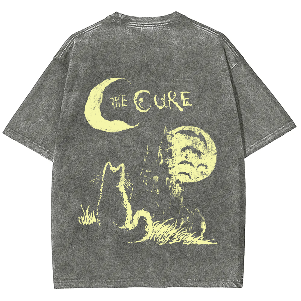  Unisex Vintage Washed The Cure Tank Top T-Shirt