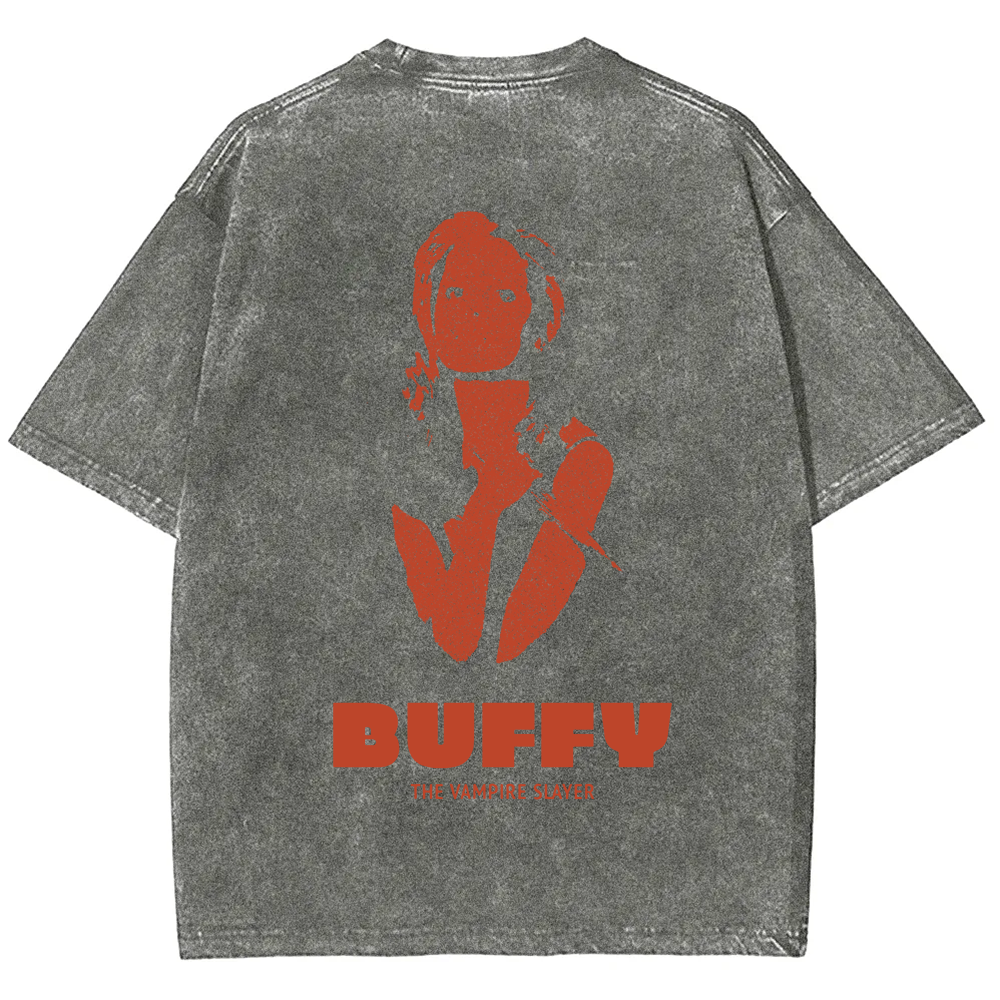 Buffy The Vampire Slayer TV Series Vintage Washed T-Shirt