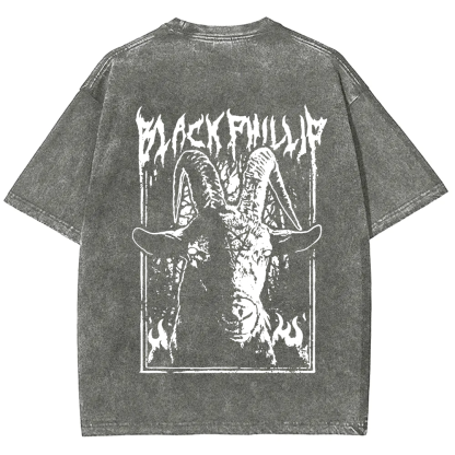 Unisex Vintage Washed The Witch Black Phillip T-Shirt