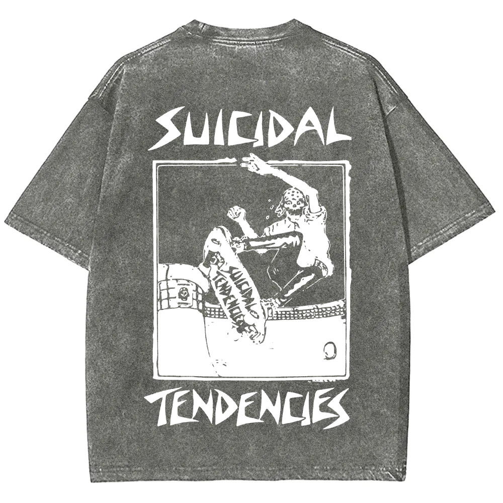 Suicidal Tendencies Band Vintage Washed  T-Shirt