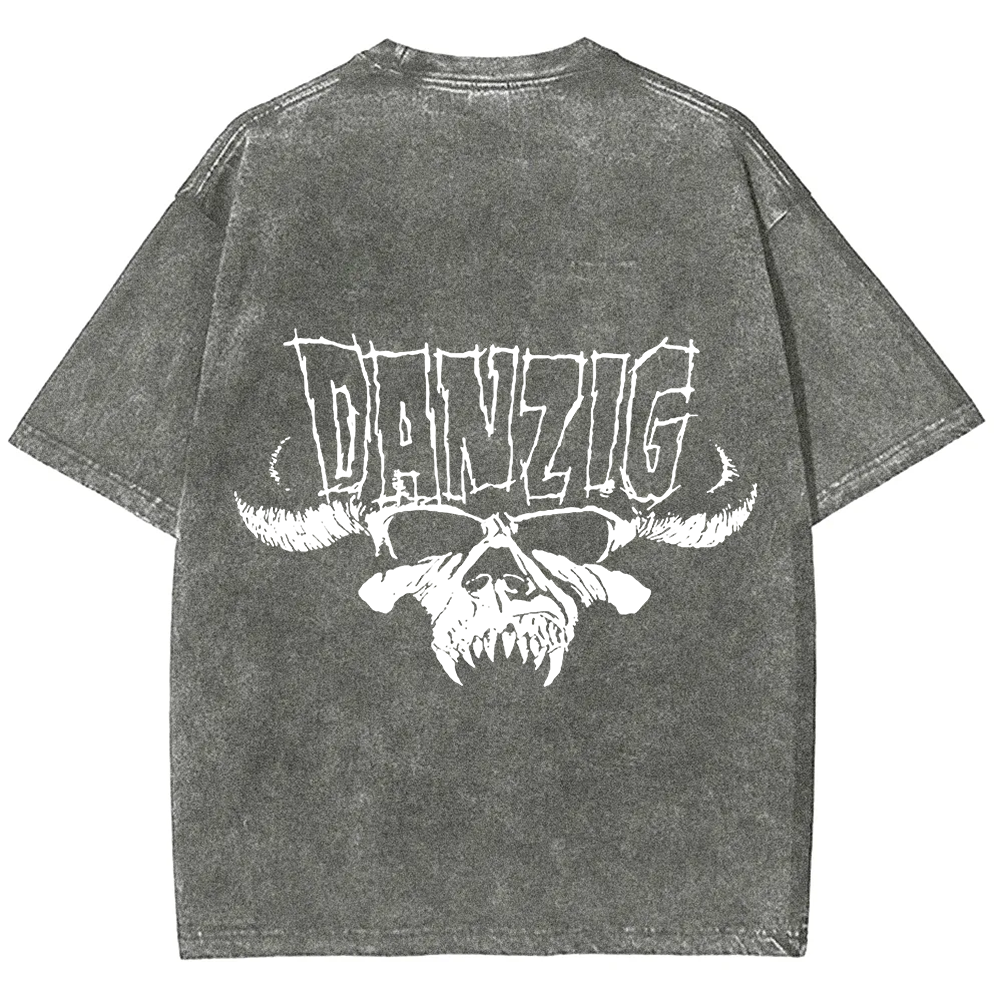 Unisex Vintage Washed DANZIG T-Shirt