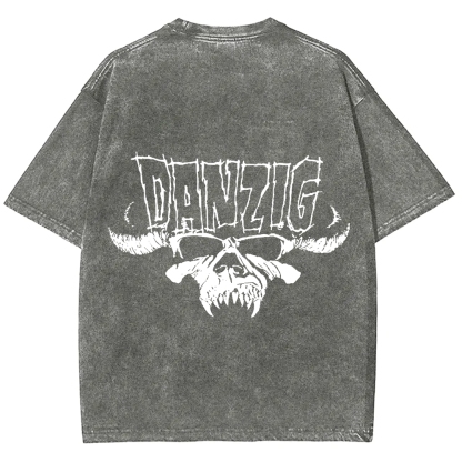 Unisex Vintage Washed DANZIG T-Shirt