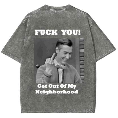 Fuck You Print Casual T-Shirt