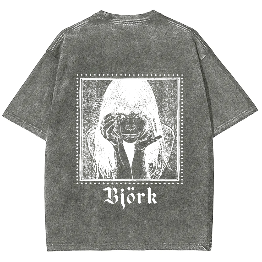 Björk Singer Vintage Washed T-Shirt