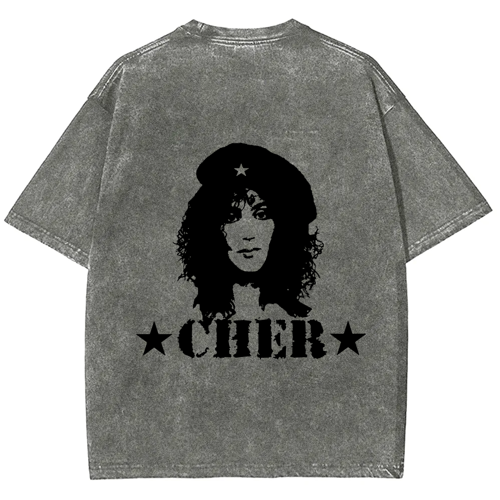 Cher Singer Vintage Washed T-Shirt