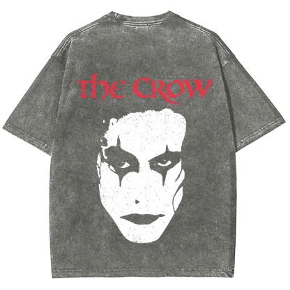 Unisex Vintage Washed The Crow T-Shirt