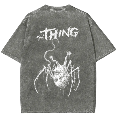 Unisex Horror The thing Print T-Shirt