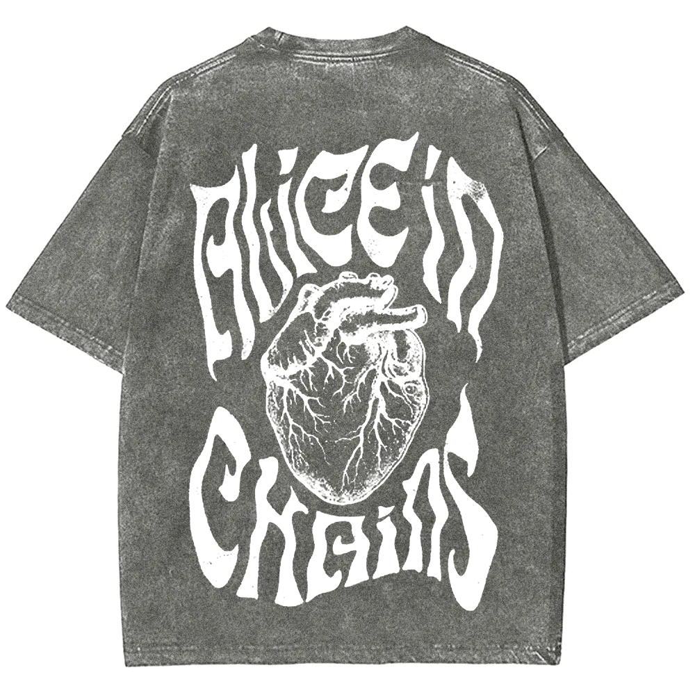 Unisex Vintage Washed Alice in Chains T-Shirt