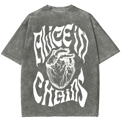 Unisex Vintage Washed Alice in Chains T-Shirt