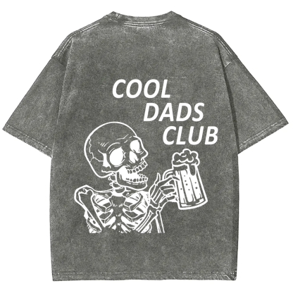Cool Dads Club Unisex Fit Washed T-Shirt