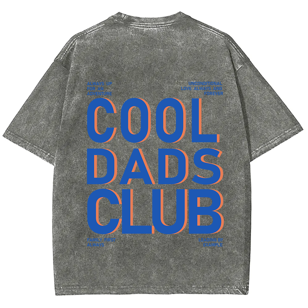 Cool Dads Club Unisex Fit Washed T-Shirt