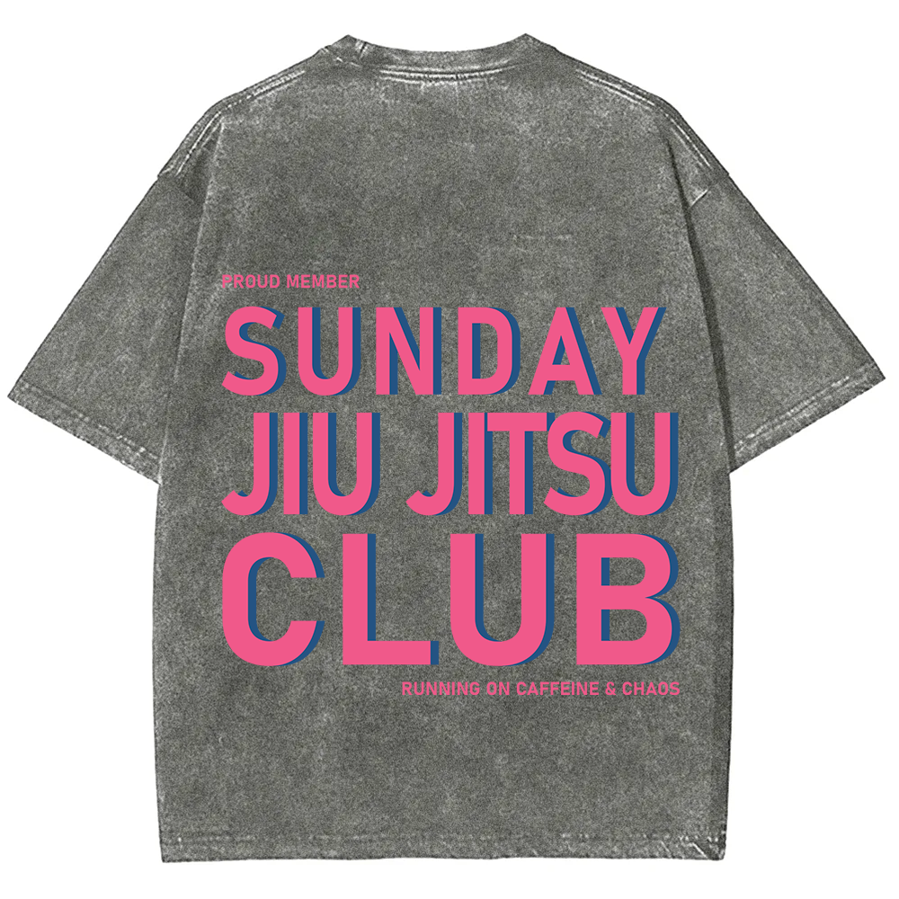 Sunday Jiu Jitsu Club Unisex Fit Washed T-Shirt