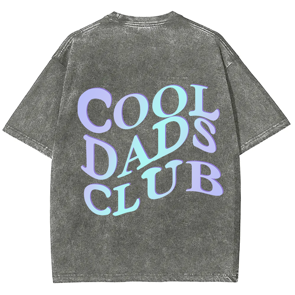 Cool Dads Club Snowflake Vintage Cotton T-Shirt