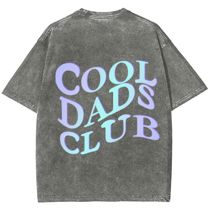 Cool Dads Club Snowflake Vintage Cotton T-Shirt