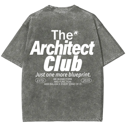 The Architect Club Unisex Fit Washed T-Shirt