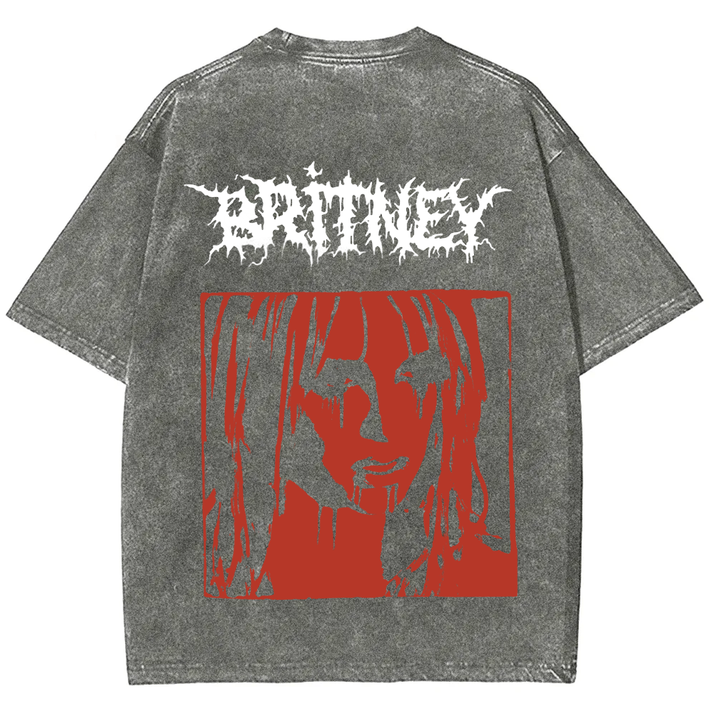 Britney Singer Washed t-Shirt