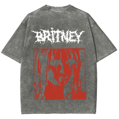Britney Singer Washed t-Shirt