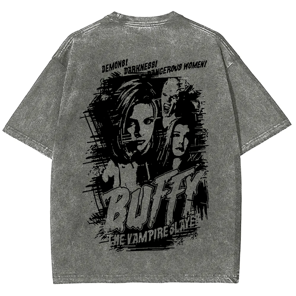 Buffy The Vampire Slayer TV Series Vintage Washed Washed t-Shirt