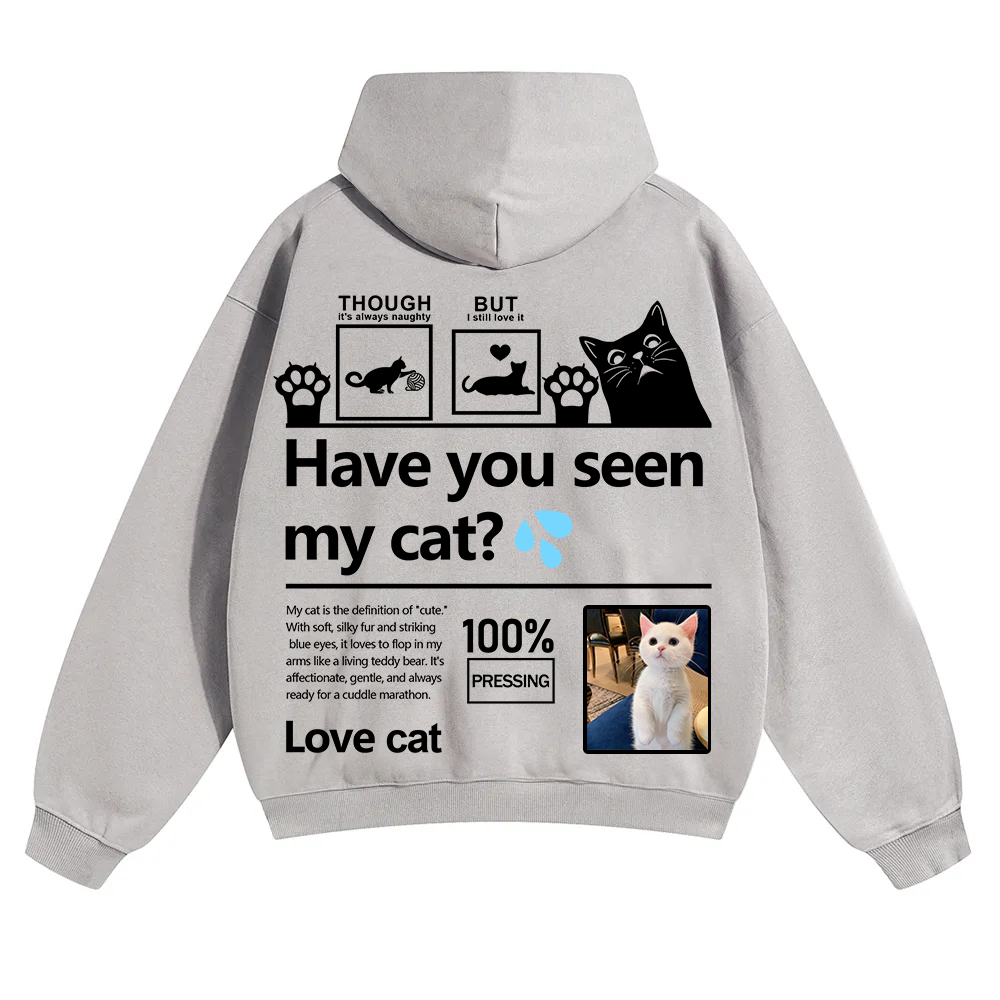 Cat Trick Customized Unisex Solid Color Hoodie wearishow