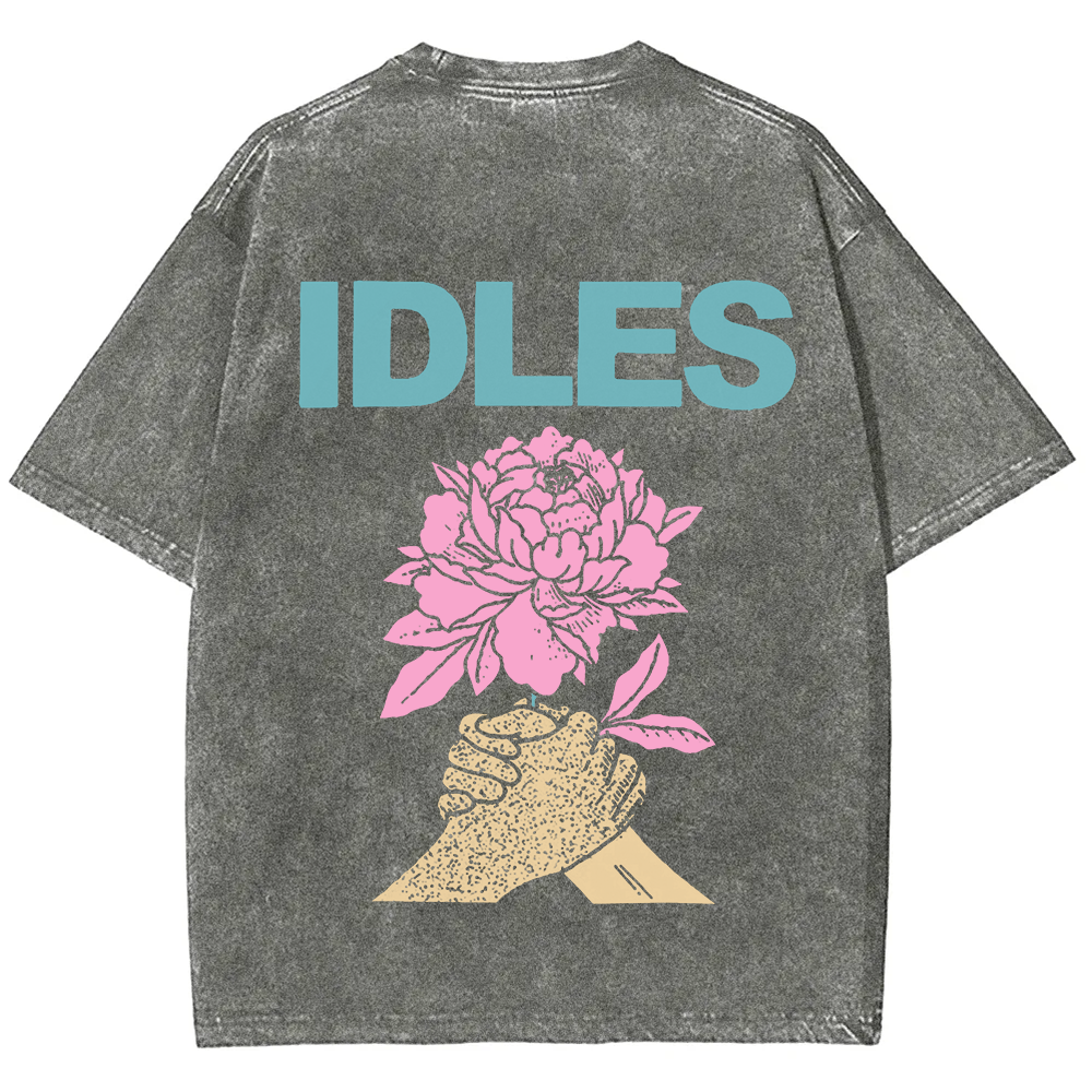  Idles Band Vintage Washed  t-Shirt