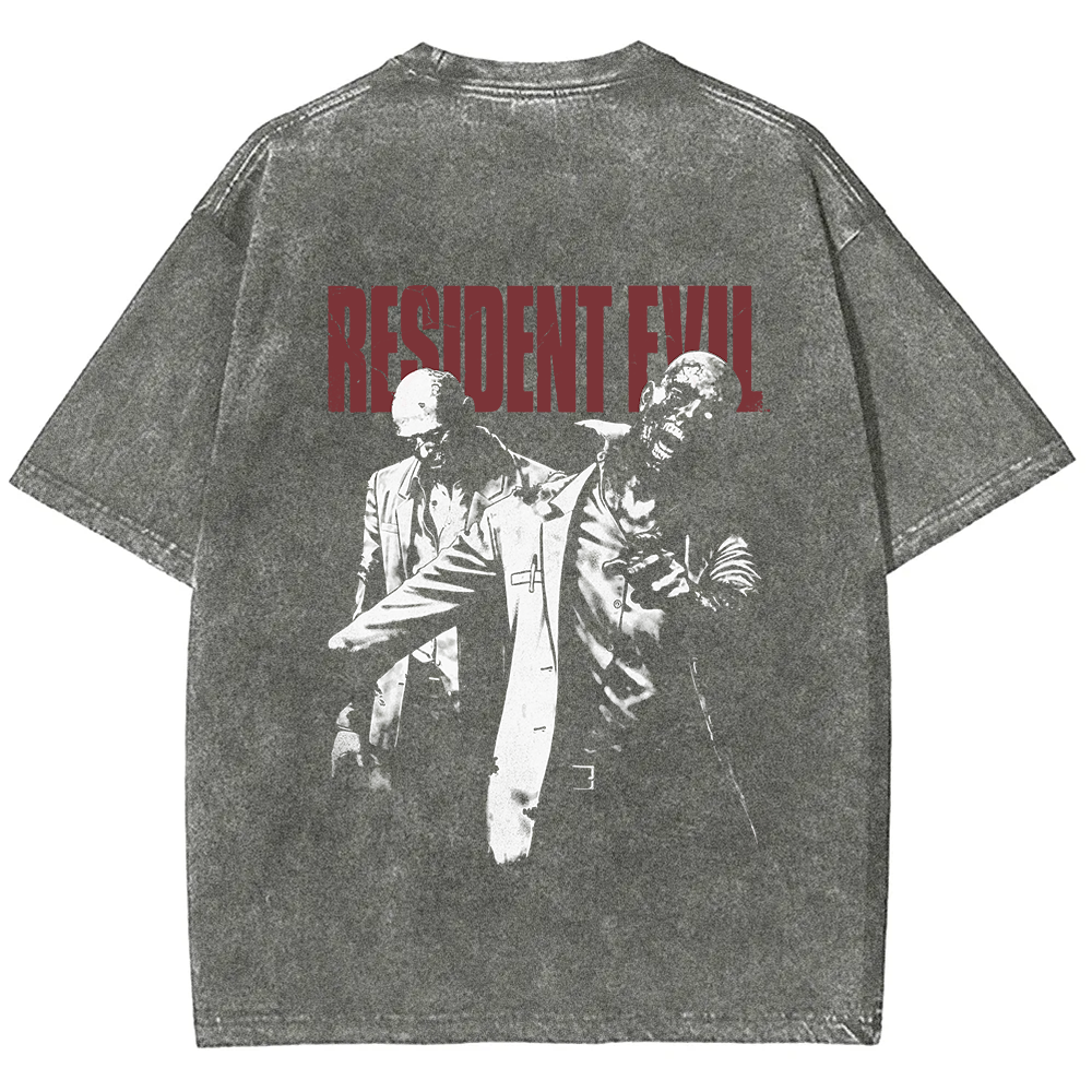 Unisex Vintage Washed Resident Evil Two Zeds t-Shirt