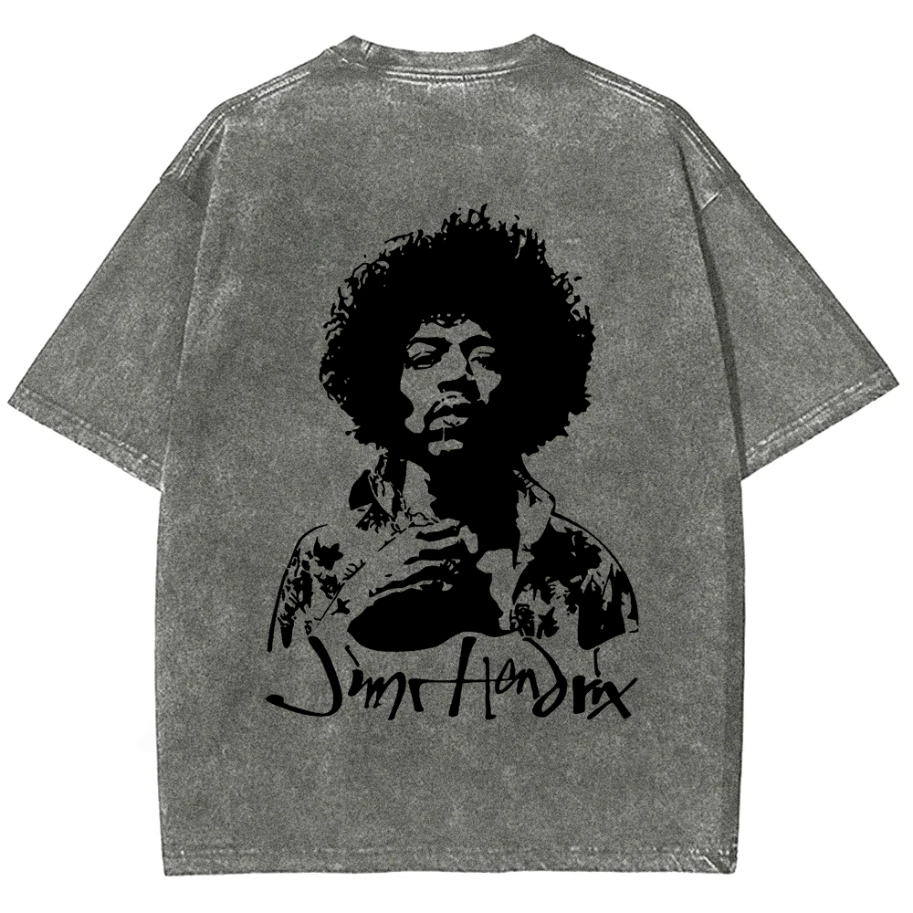 The Jimi Hendrix Experience Band Casual Printed t-Shirt