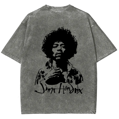 The Jimi Hendrix Experience Band Casual Printed t-Shirt