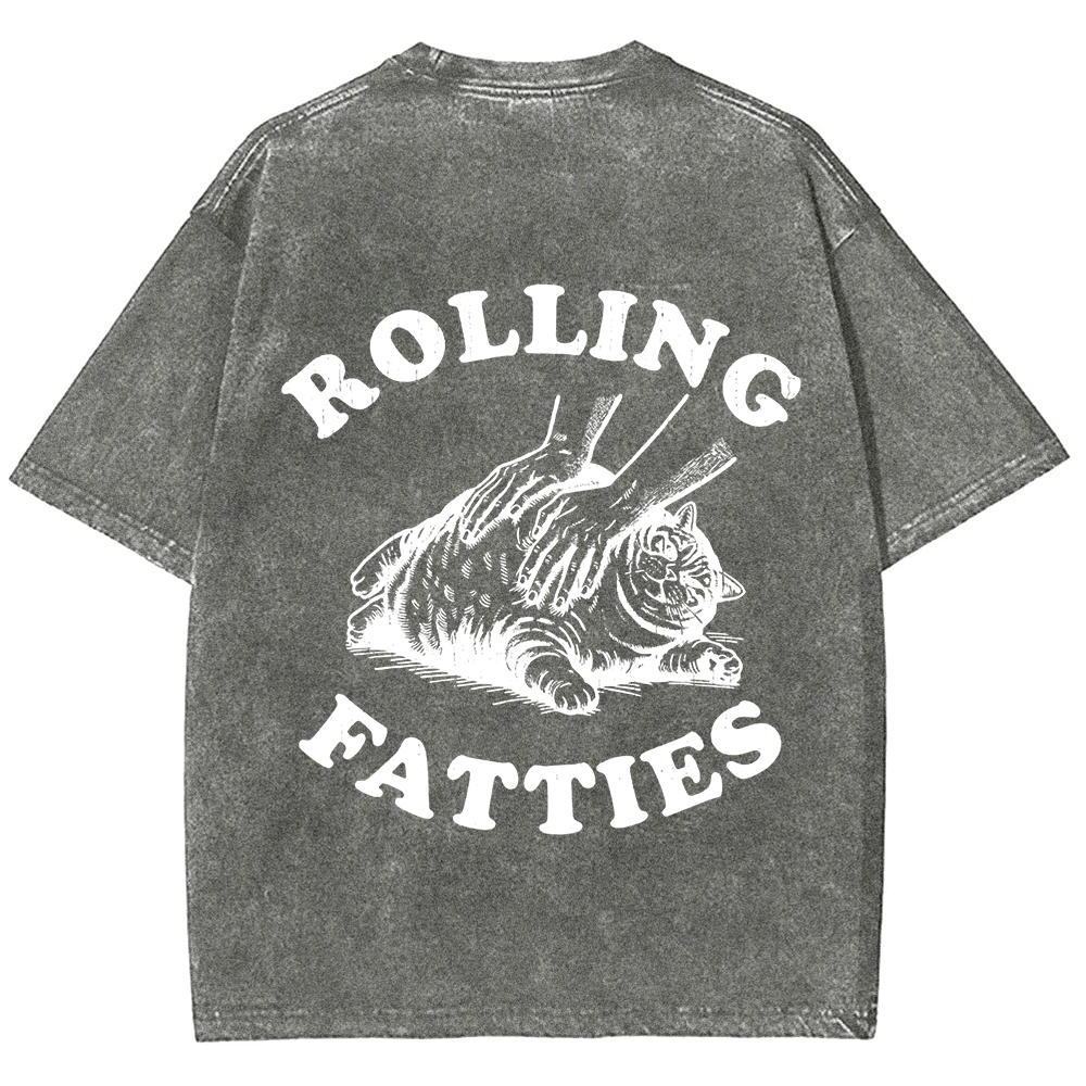 Unisex Rolling Fatties Print Classic t-Shirt