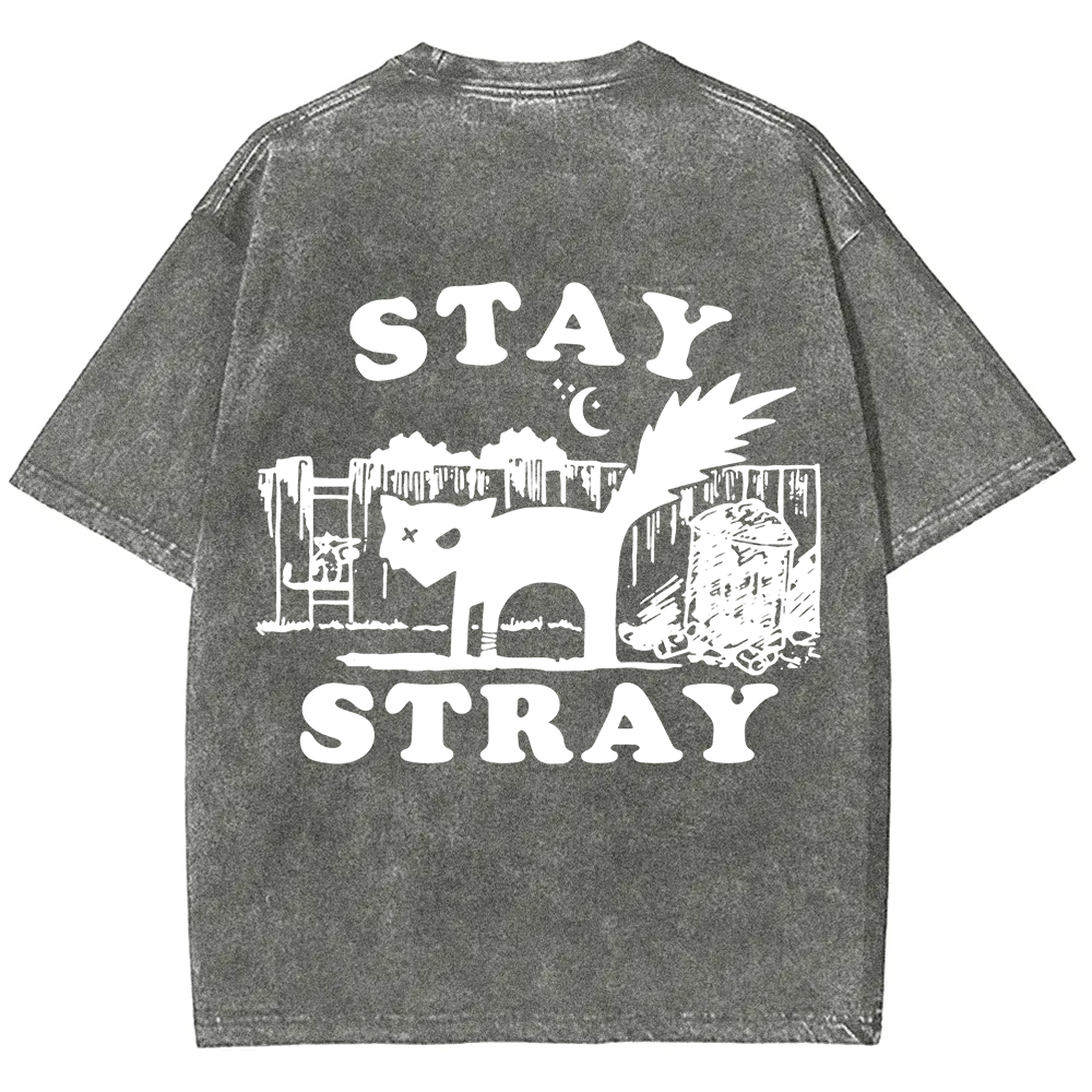 Stray Cat Funny Retro Graphic Unisex Classic t-Shirt