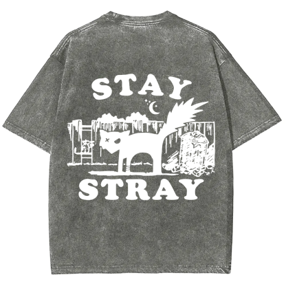 Stray Cat Funny Retro Graphic Unisex Classic t-Shirt
