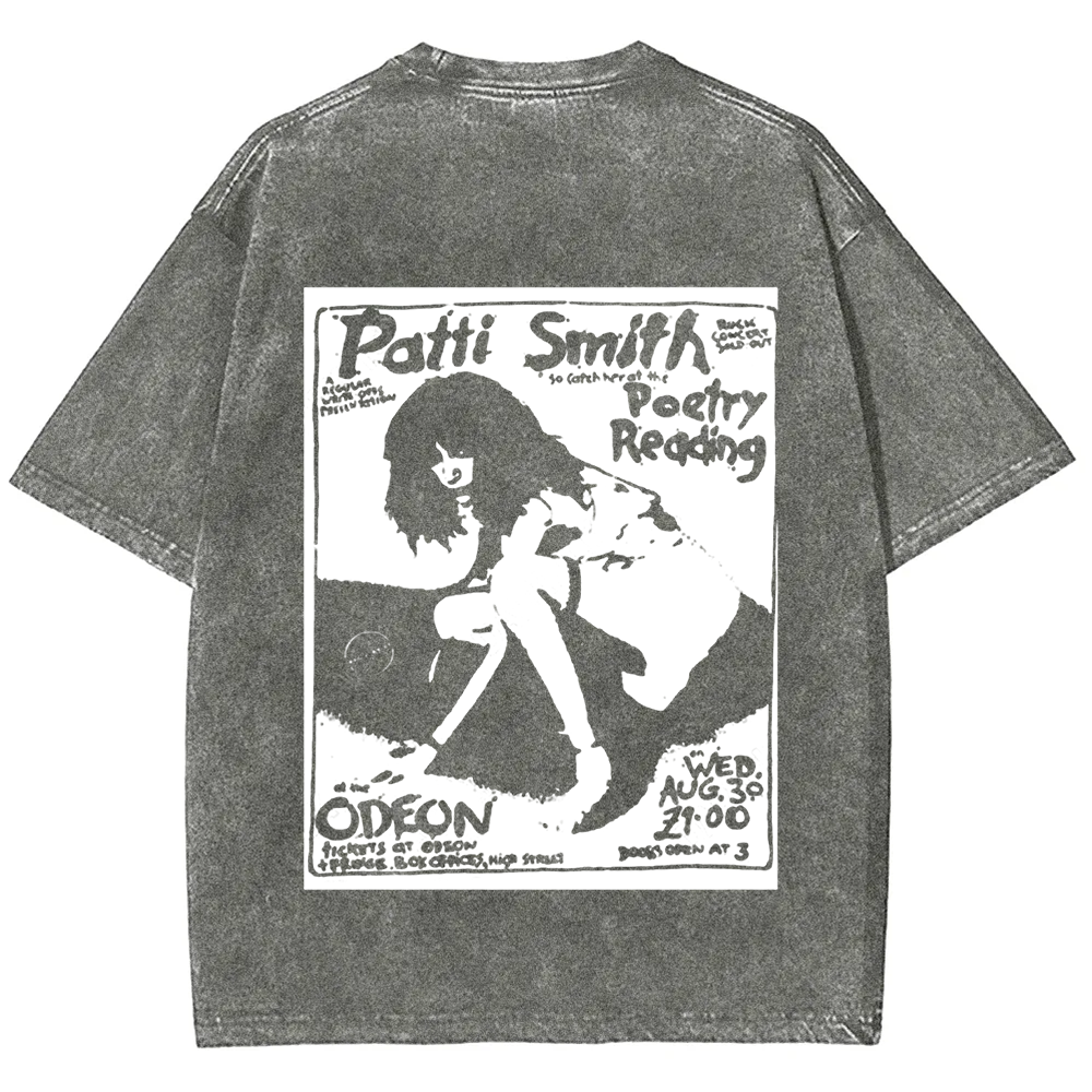 Patti Smith Celebrities Washed t-Shirt