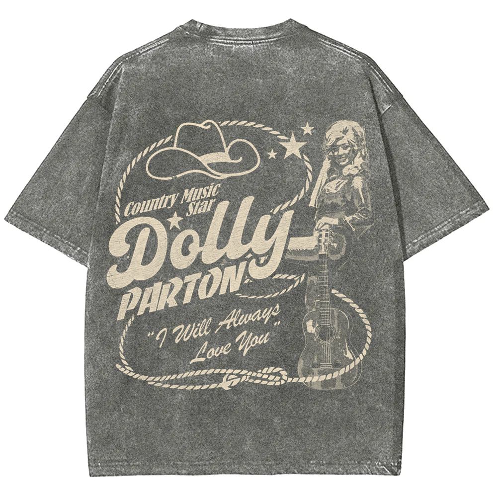 Dolly Parton Singer Washed t-Shirt